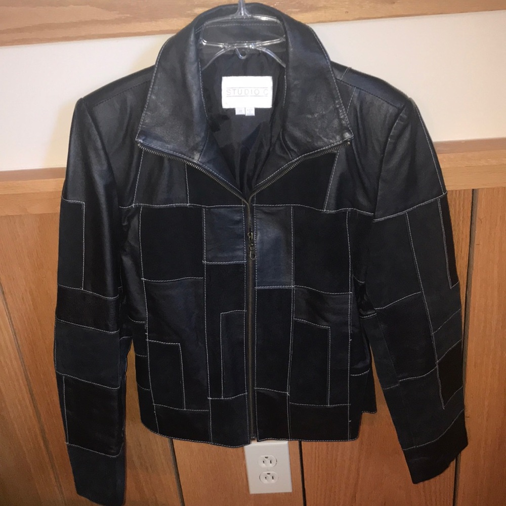 Studio C Leather and Suede Jacket
